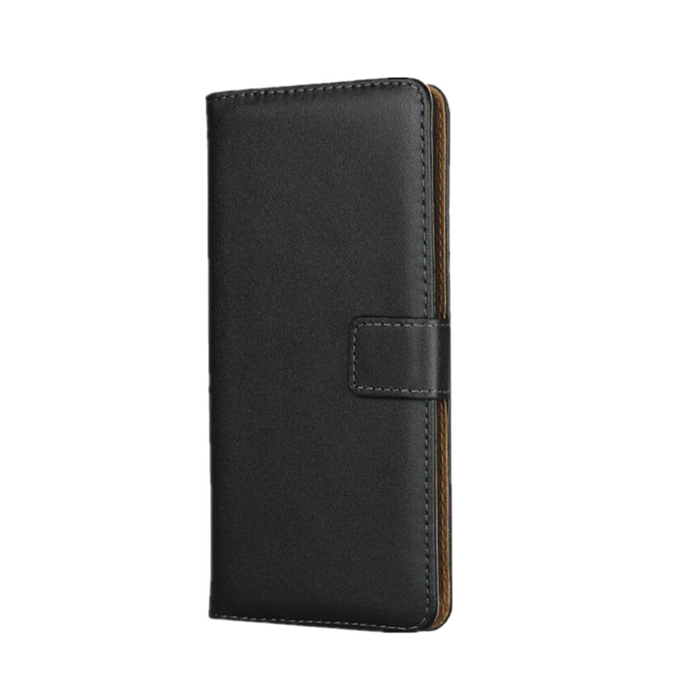 Leather Horizontal Flip Holster For Galaxy A51 With Magnetic Clasp And Bracket And Card Slot And Wallet(Black) Black 8881471556102