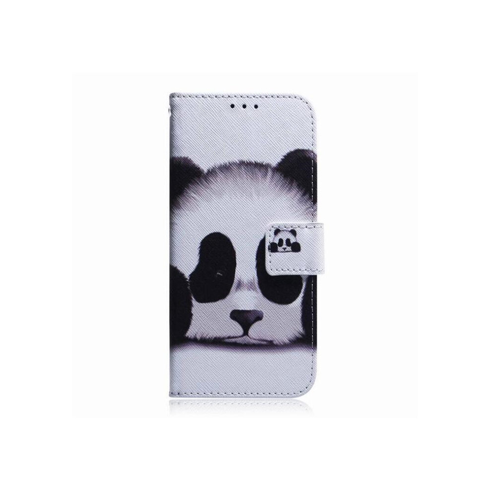 Panda Pattern Coloured Drawing Horizontal Flip Pu Leather Case For Huawei P30 8881471555167