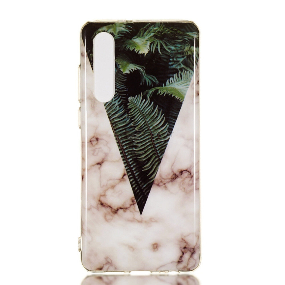 2 Pcs Marble Pattern Soft Tpu Case For Huawei P30 8881471545403