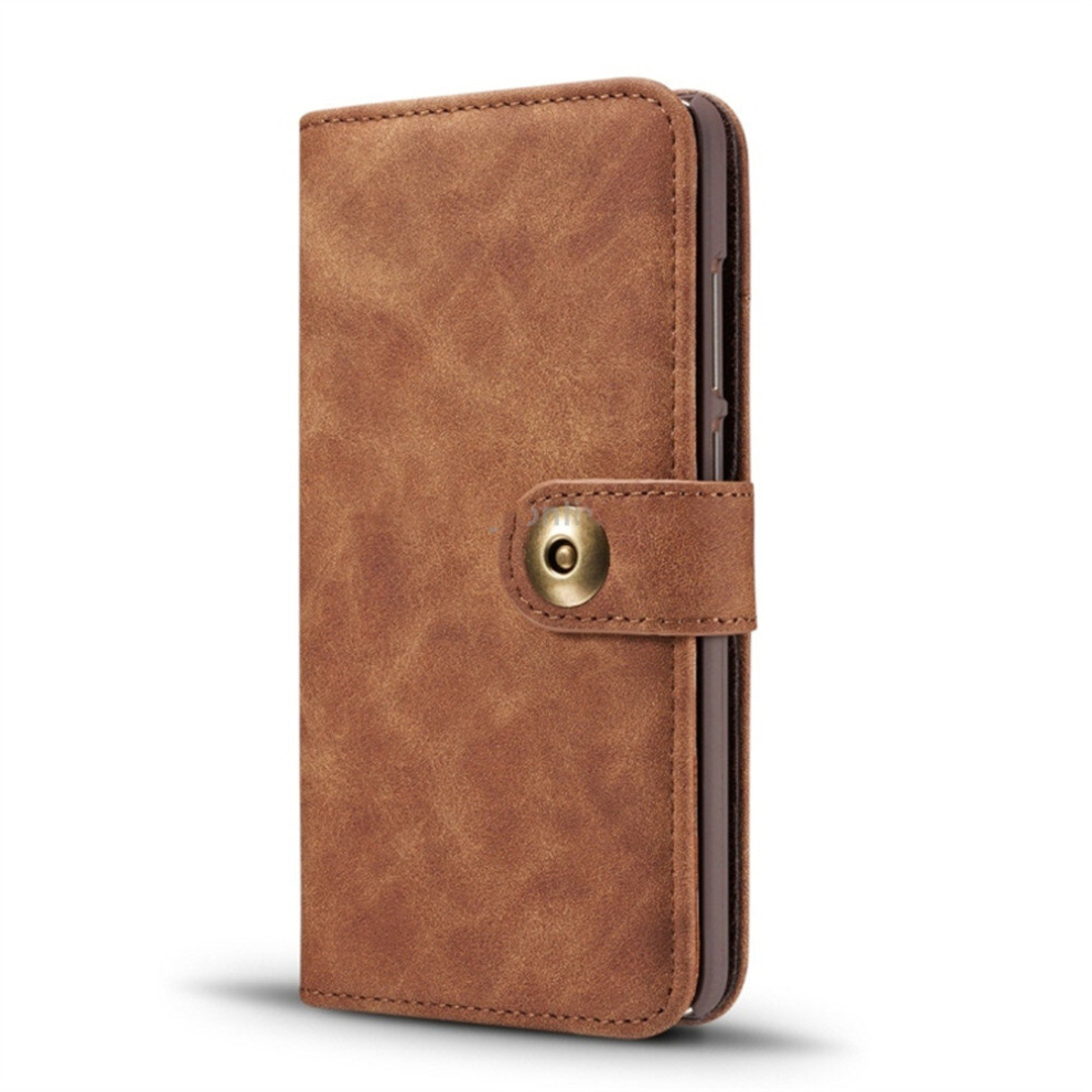 Retro Magnetic Detachable Horizontal Flip Leather Case For Huawei P30, With Card Slots & Wallet & Photo Frame (Brown) Brown 8881471545373