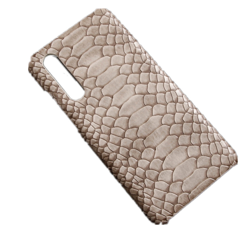 For Huawei P30 Snakeskin Texture Pc + Pu Case(Grey) Grey 8881471553231