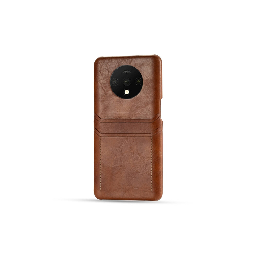 For Oneplus 7T Calf Texture Pu + Pc Protective Case 8881471548404