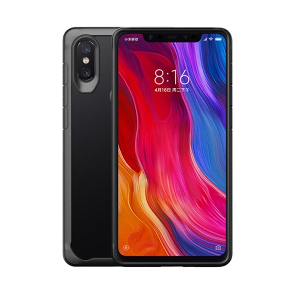 Transparent Pc + Tpu Full Coverage Shockproof Protective Case For Xiaomi Redmi 6 Pro / Mi A2 Lite (Black) Black 8881471554115