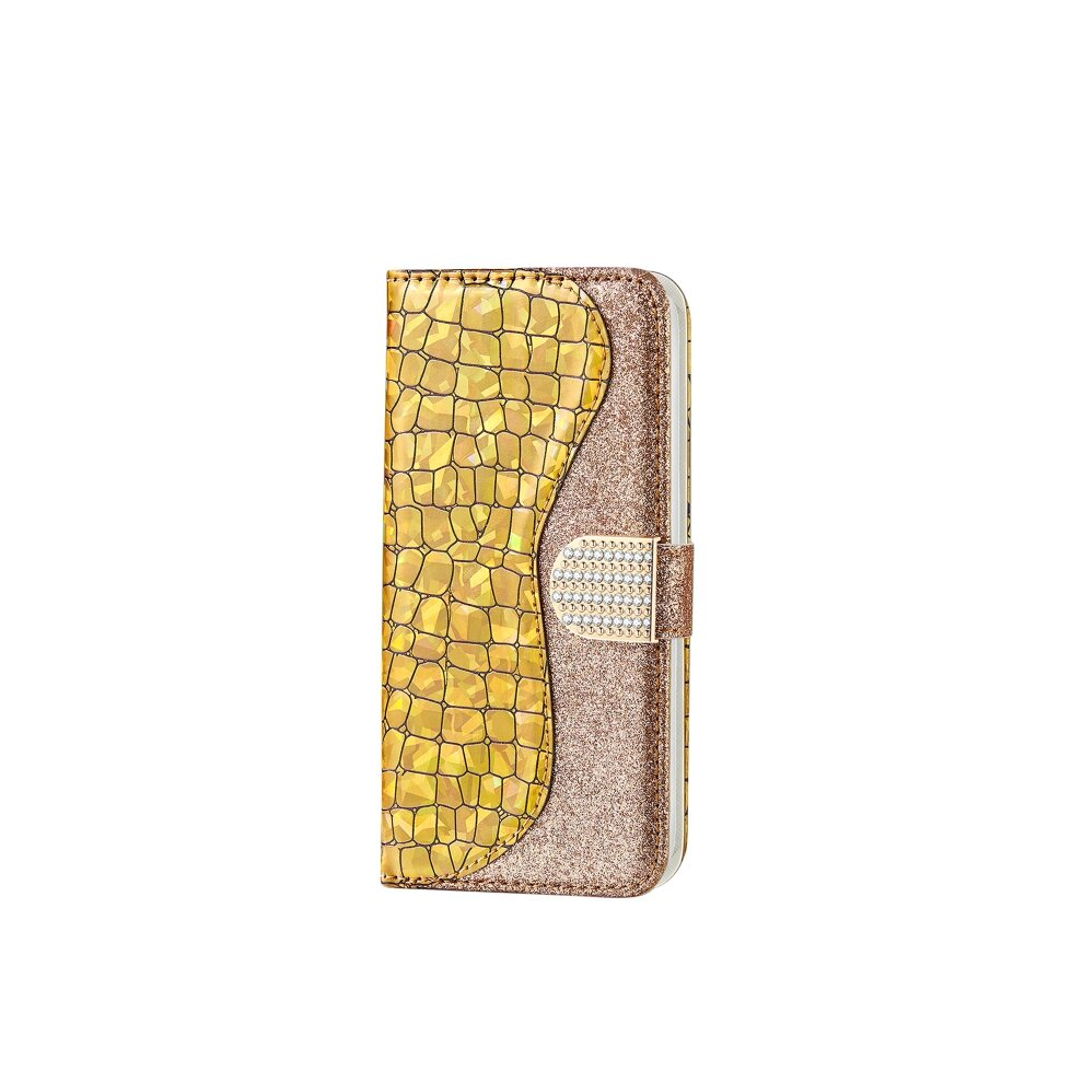 Crocodile Texture Matching Horizontal Flip Leather Case With Card Slots & Holder For Galaxy S7 Edge(Gold) Gold 8881471552401