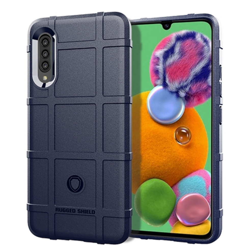 2 Pcs For Galaxy A90 5G Full Coverage Shockproof Tpu Case(Blue) Blue 8881471553798