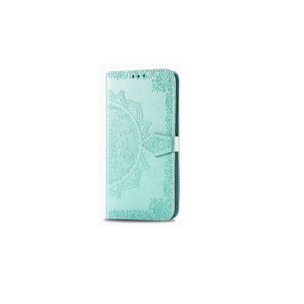 2Pcs For Oppo Reno Z Halfway Mandala Embossing Pattern Horizontal Flip Pu Leather Case 8881471552500