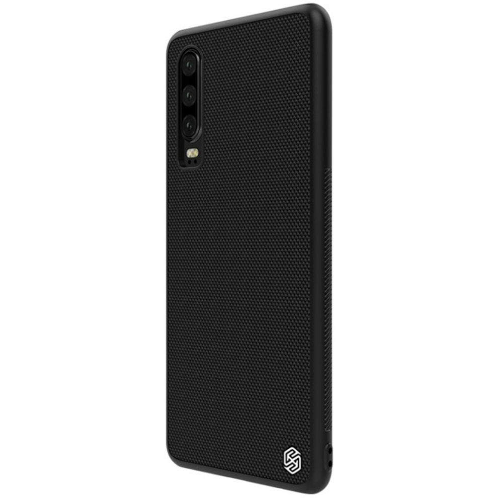 Nylon Fiber 3D Textured Tpu Case For Huawei P30 (Black) Black 8881471548862