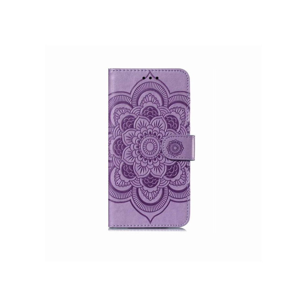 Mandala Embossing Pattern Horizontal Flip Leather Case For Samsung Galaxy M10 8881471548886