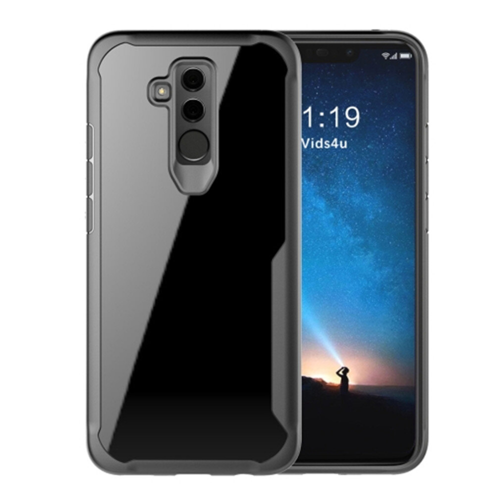 Transparent Pc + Tpu Full Coverage Shockproof Protective Case For Huawei Mate 20 Lite (Maimang 7) (Black) Black 8881471554290