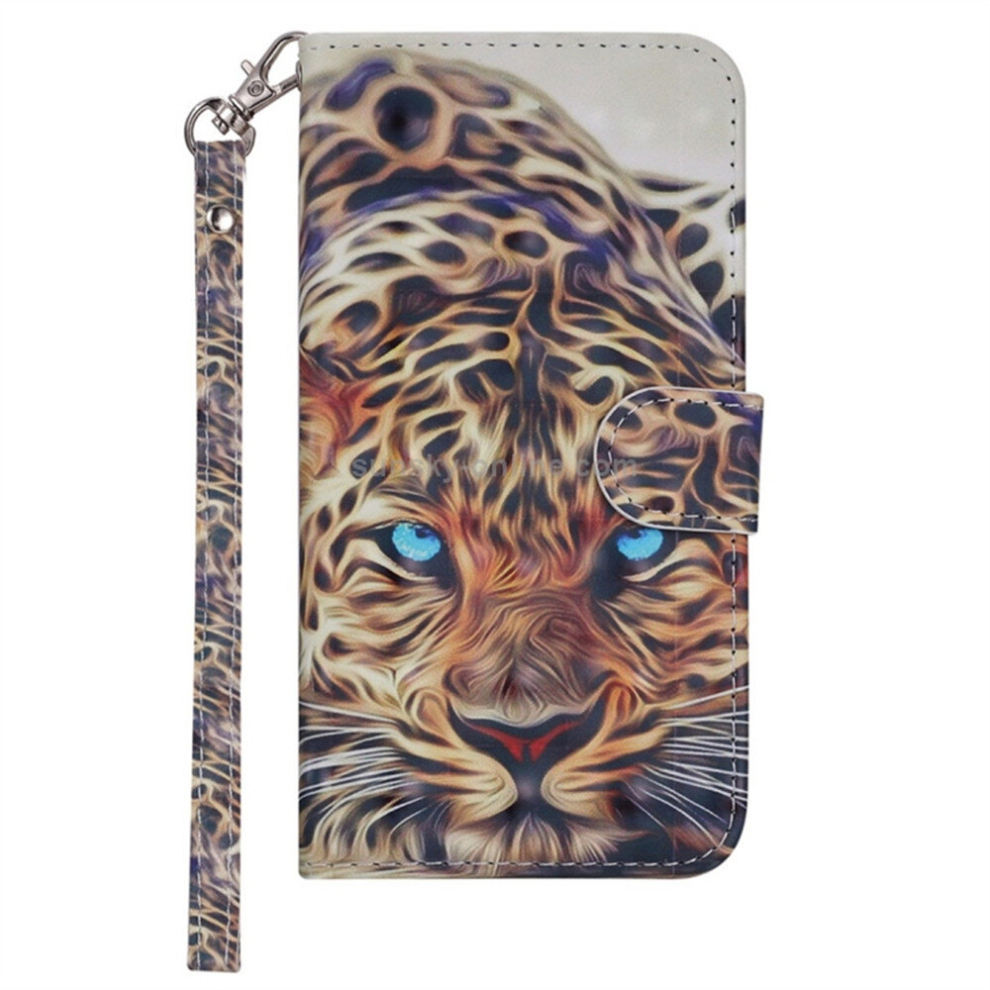 Leopard Pattern Colored Drawing Horizontal Flip Leather Case For Huawei P30 Lite, With Holder & Card Slots & Wallet & Lanyard 8881471545663