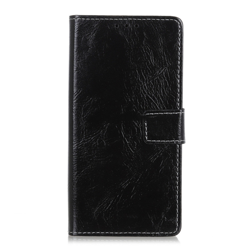 Magnetic Retro Crazy Horse Texture Horizontal Flip Leather Case For Oppo Reno Ace 2, With Holder & Card Slots & Wallet (Black) Black 8881471552593