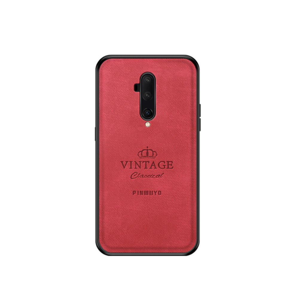 For Oneplus7t Pro Pc + Tpu + Skin Waterproof And Anti-Fall All-Inclusive Protective Shell(Red) Red 8881471551640