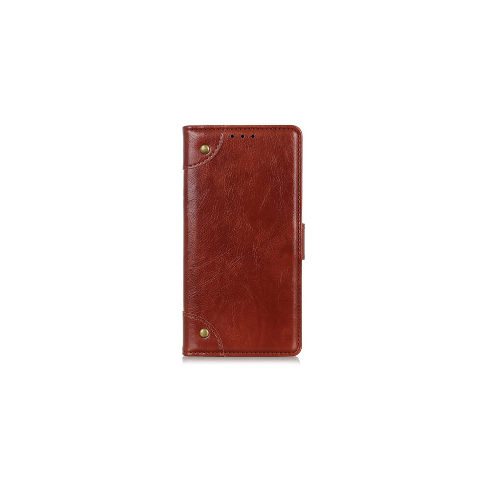 Copper Buckle Nappa Texture Horizontal Flip Leather Case For Galaxy M20 8881471554542