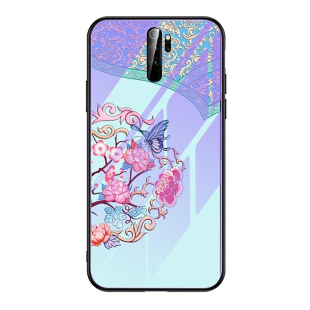 For Xiaomi Redmi Note 8 Pro Luminous Painting Violet Glass + Tpu Protective Case 8881471549197