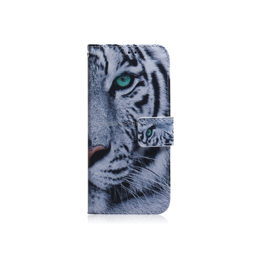 Tiger Pattern Coloured Drawing Horizontal Flip Leather Case For Xiaomi Redmi Note 6 / Redmi Note 6 Pro, With Holder & Card Slots & Wallet 8881471554702