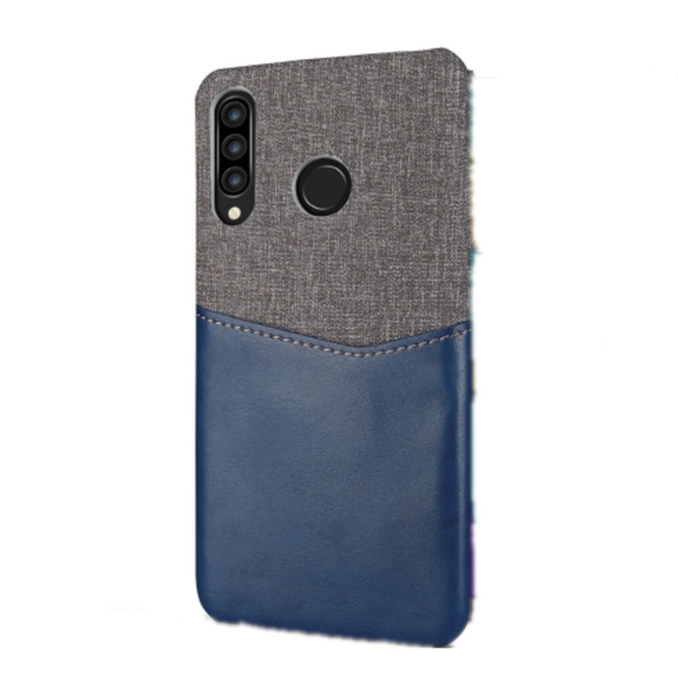 For Huawei P30 Lite Pc + Pu Splicing Case With Card Slots(Blue) Blue 8881471547643