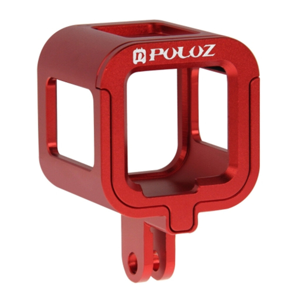 Housing Shell Cnc Aluminum Alloy Protective Cage With Insurance Frame For Gopro Hero5 Session /Hero4 Session /Hero Session(Red) Red 8881471559899