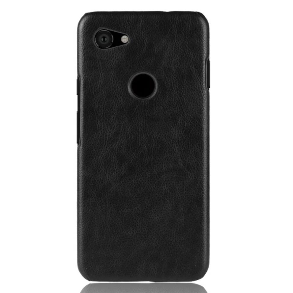 Shockproof Litchi Texture Pc + Pu Case For Google Pixel 3A Xl(Black) Black 8881471554948