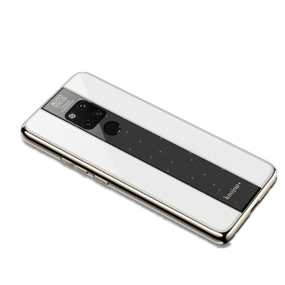Electroplated Mirror Glass Case For Huawei Mate 20 X(White) White 8881471552050