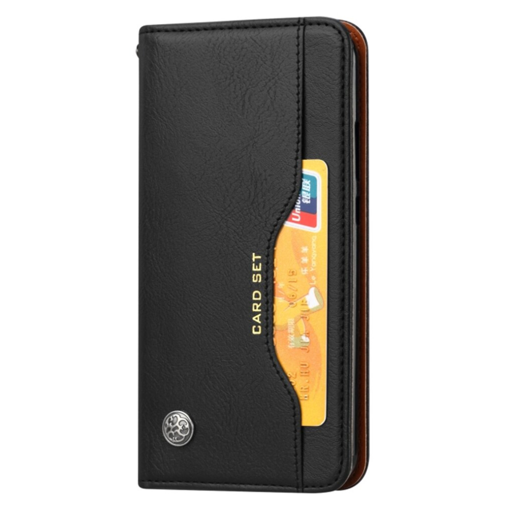 Knead Skin Texture Horizontal Flip Leather Case For Huawei Y6 (2019) / Y6 Pro?2019?/ Enjoy 9E, With Photo Frame & Holder & Card Slots & Wallet(Black) Black 8881471551756
