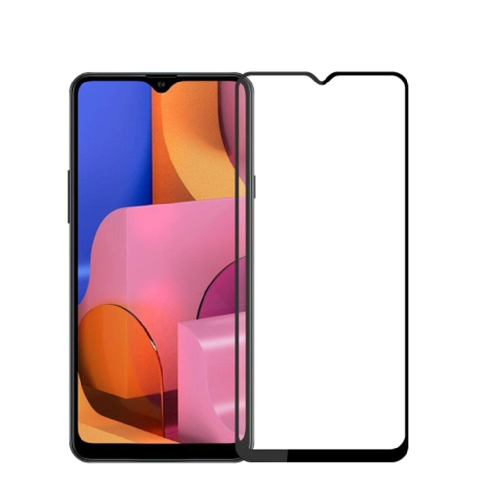 For Galaxy A20s Mofi 9H 2.5D Full Screen Tempered Glass Film(Black) Black 8881471537378