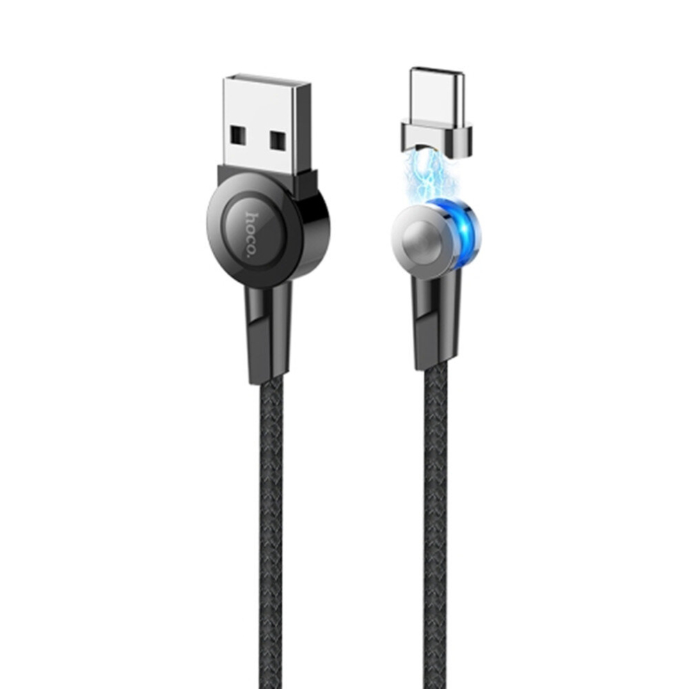 S8 1.2M 2.4A Usb To Type-C / Usb-C Magnetic Charging Cable(Black) Black 8881471531000