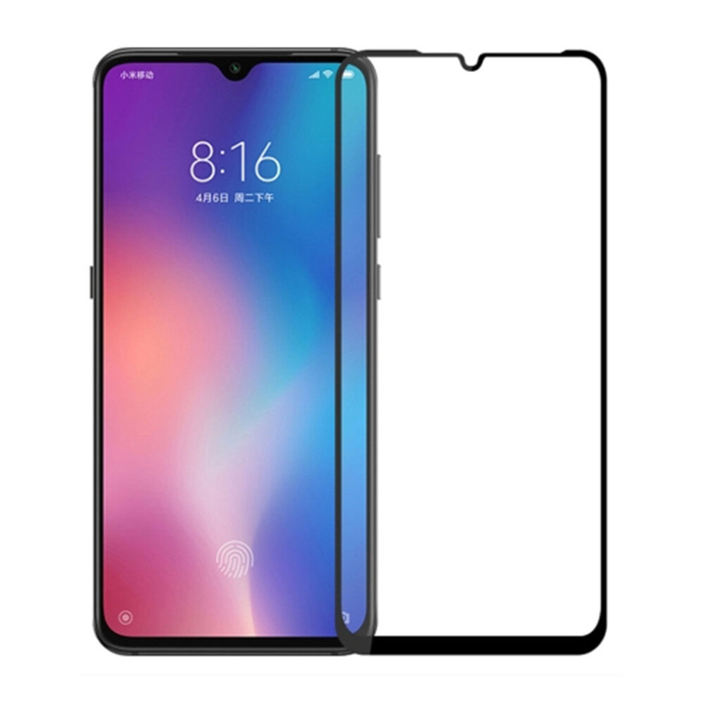 9H 2.5D Full Screen Tempered Glass Film For Xiaomi Mi 9 (Black) Black 8881471554801