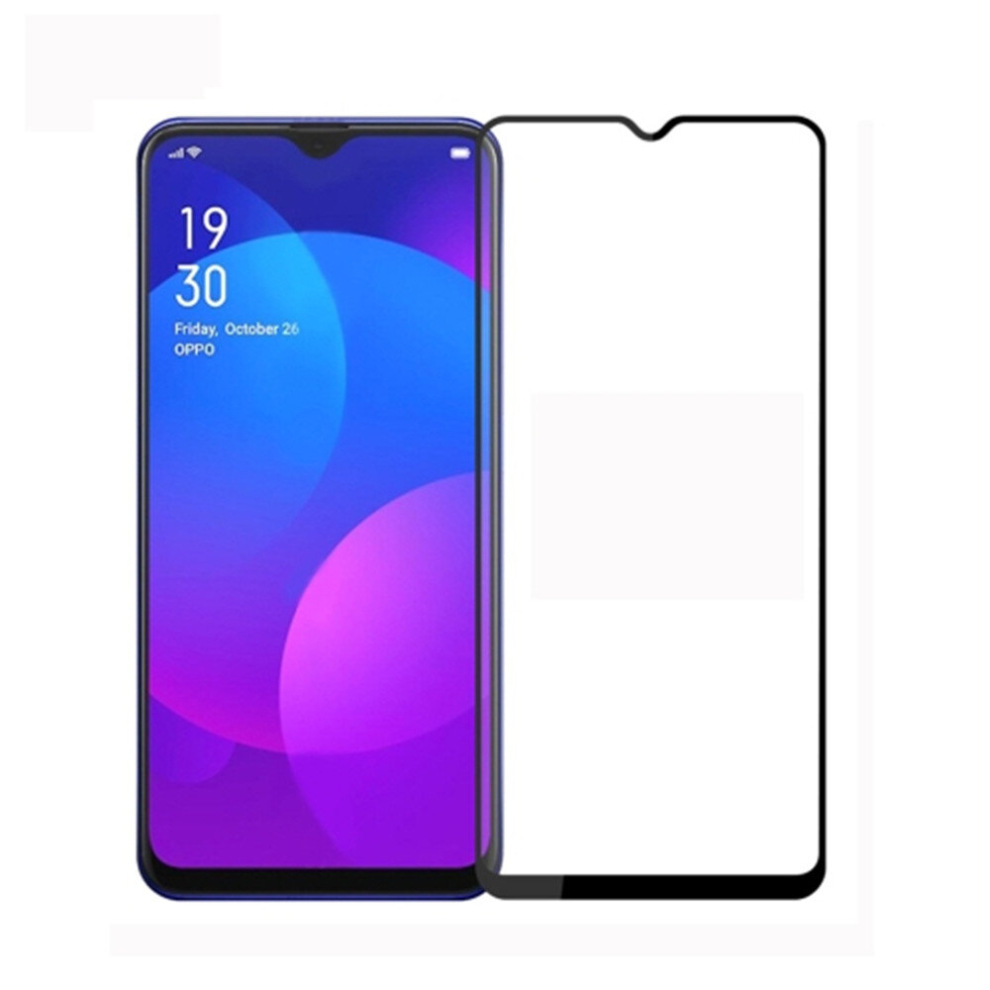 10Pcs 9H 2.5D Full Screen Tempered Glass Film For Oppo F11 / A9 (Black) Black 8881471537965