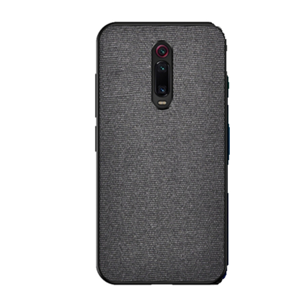 2Pc Shockproof Cloth Protective Case For Xiaomi Redmi K20 Pro (Black) Black 8881471548732