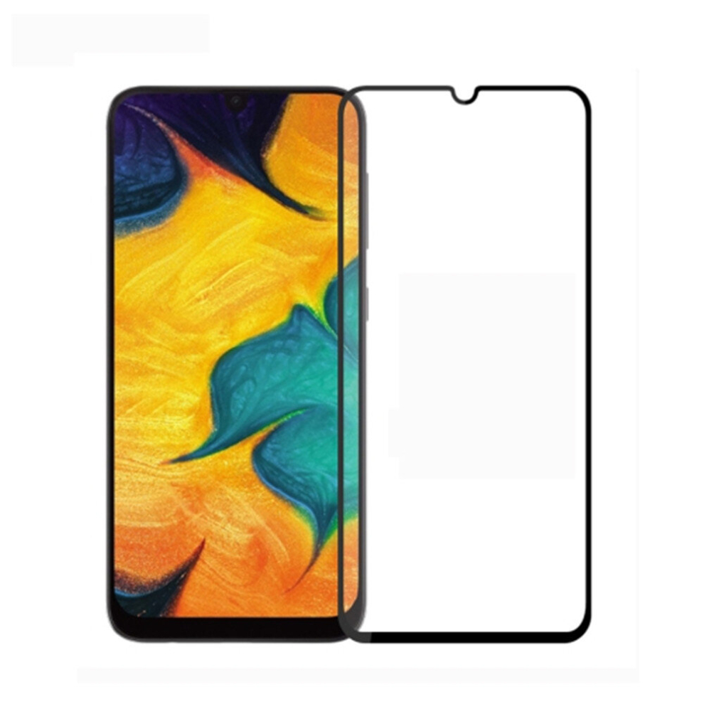 9H 2.5D Full Screen Tempered Glass Film For Galaxy A40 (Black) Black 8881471542471