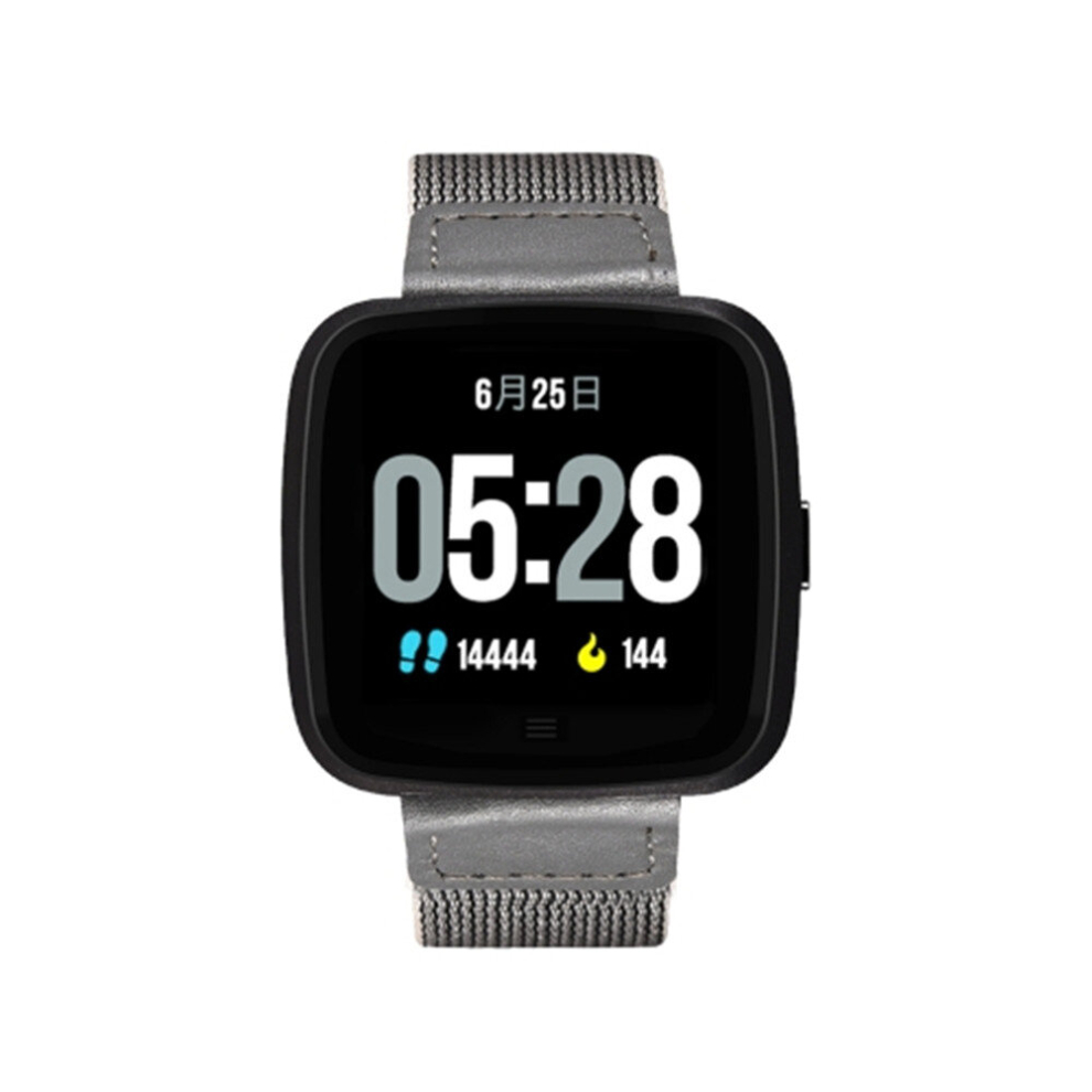 G12 1.3 Inches Oled Color Screen Smart Bracelet Ip67 Waterproof, Nylon Watchband, Support Call Reminder /Heart Rate Monitoring /Sedentary Reminder /Mu 6913664821383