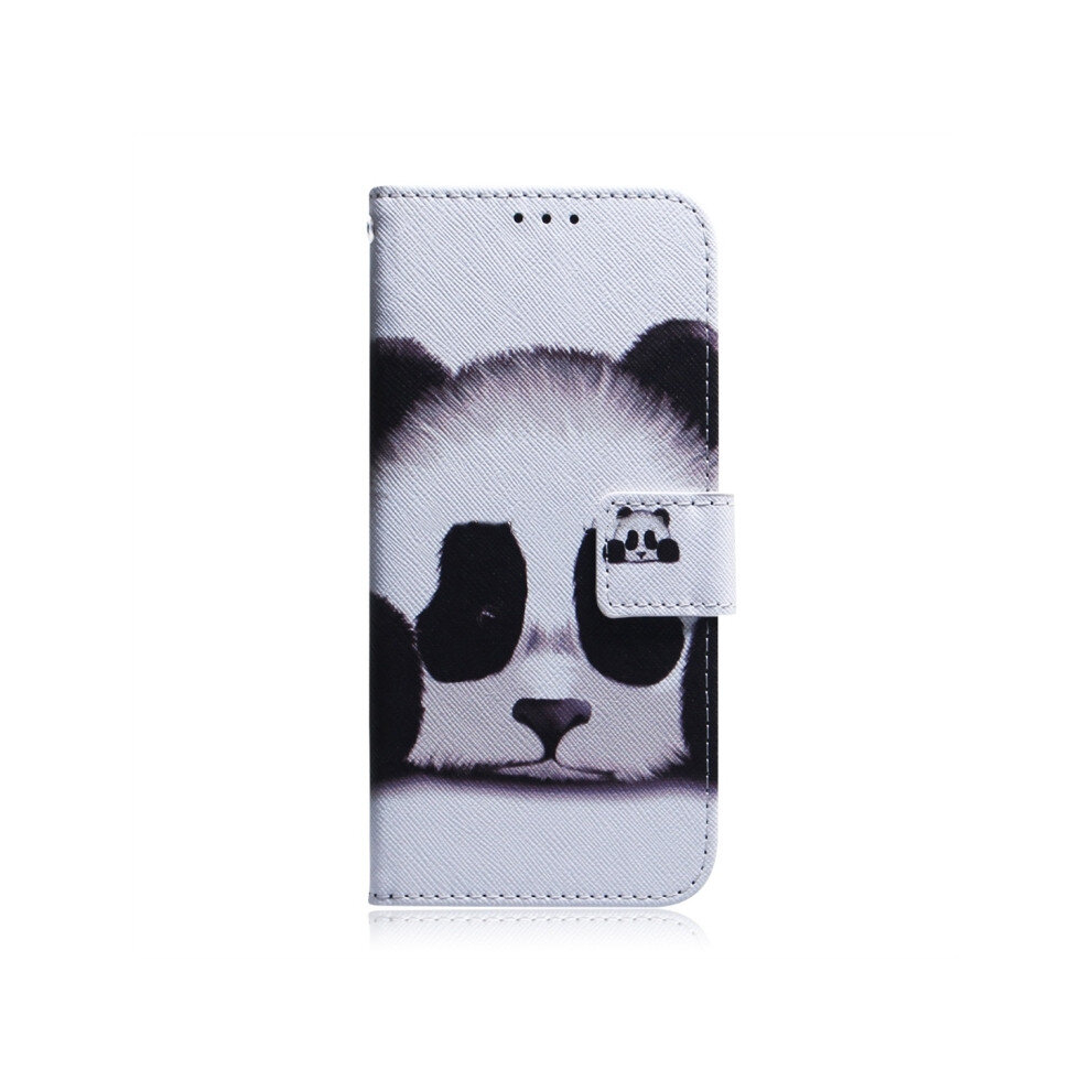 Panda Pattern Coloured Drawing Horizontal Flip Leather Case For Motorola Moto G7 / Moto G7 Plus, With Holder & Card Slots & Wallet 8881471556935