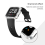 2PC For Fitbit Versa Lite Universal Smart Watch PC Diamond Protective Case(Silver) 5