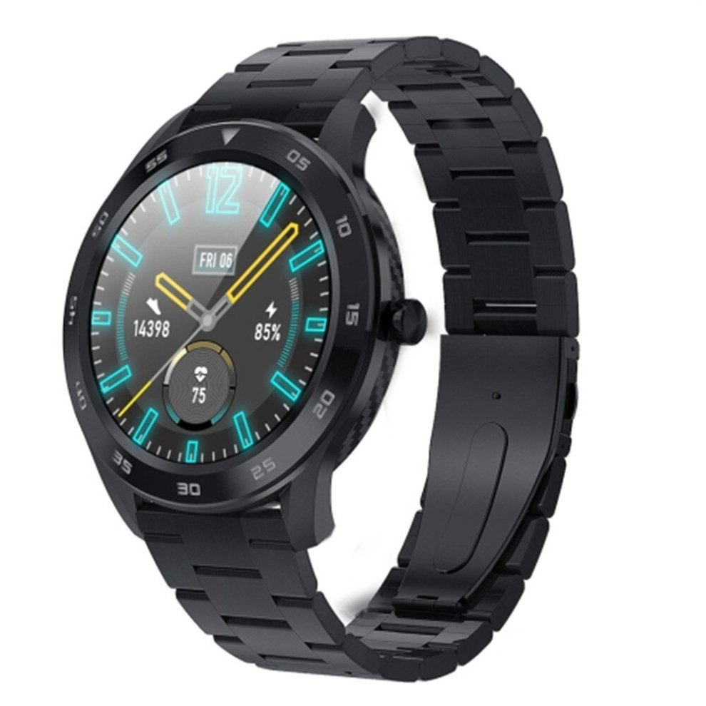 1.3 Inch Tft Color Screen Stainless Steel Watchband Smart Watch, Support Call Reminder /Heart Rate Monitoring /Blood Pressure Monitoring /Sleep Monito 6913664819861