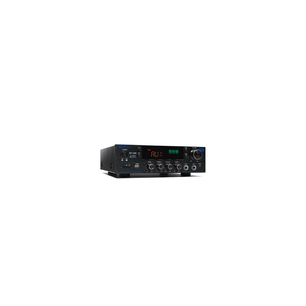 Teli Bt-1388 Hifi Bluetooth Power Amplifier Stereo Audio Karaoke Fm Receiver Usb Sd 6441594791877