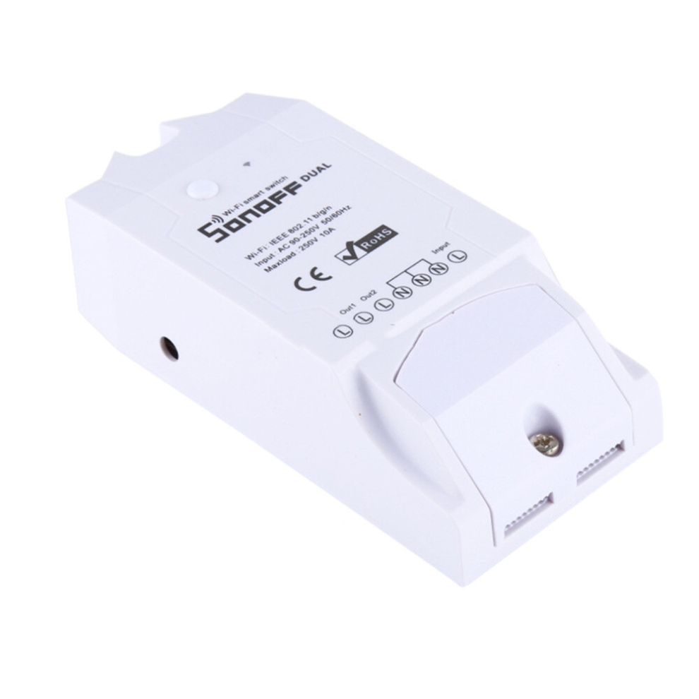 Dual Channel Diy Wifi Smart Wireless Remote Control Module Power Switch For Smart Home, Support Ios And Android 6913664824261