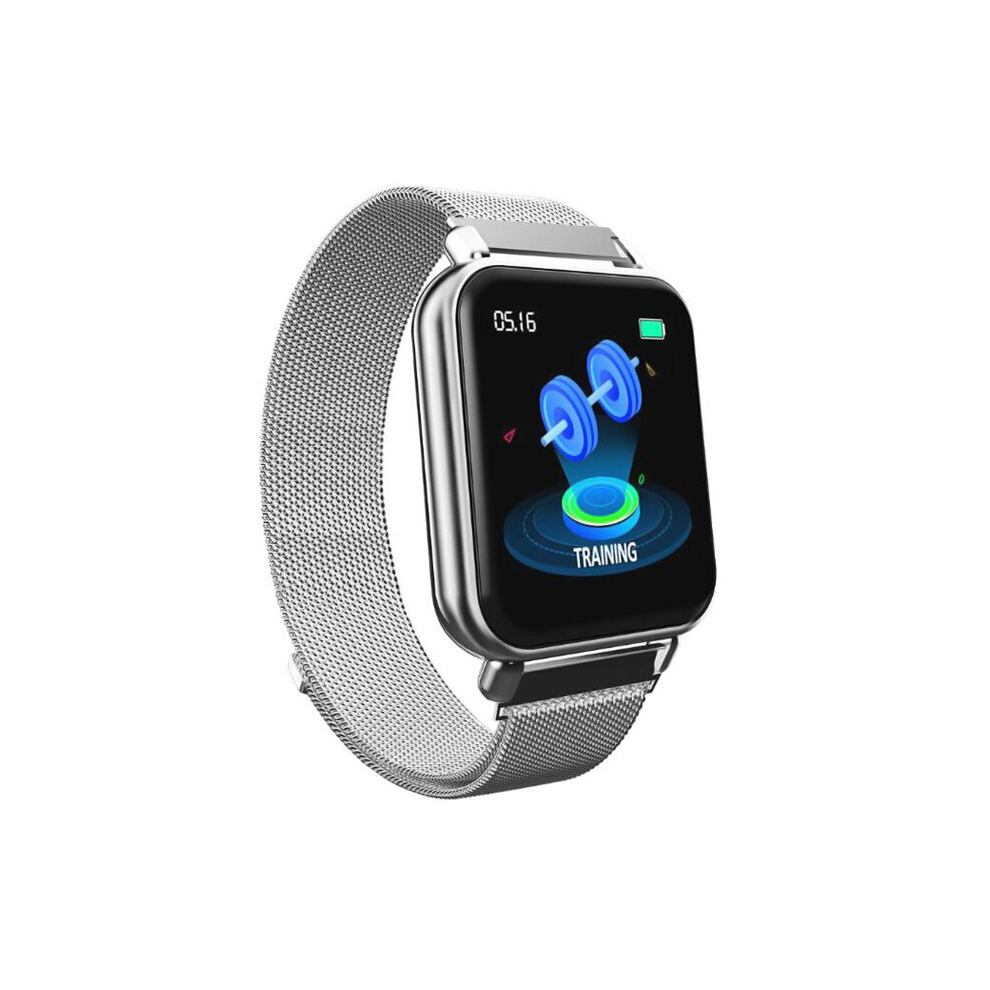 Smart Bracelet Waterproof Steel Watchband Support Call Reminder /Heart Rate Monitoring /Blood Pressure Monitoring /Sedentary Reminder /Sleep Monitorin 6913664826265