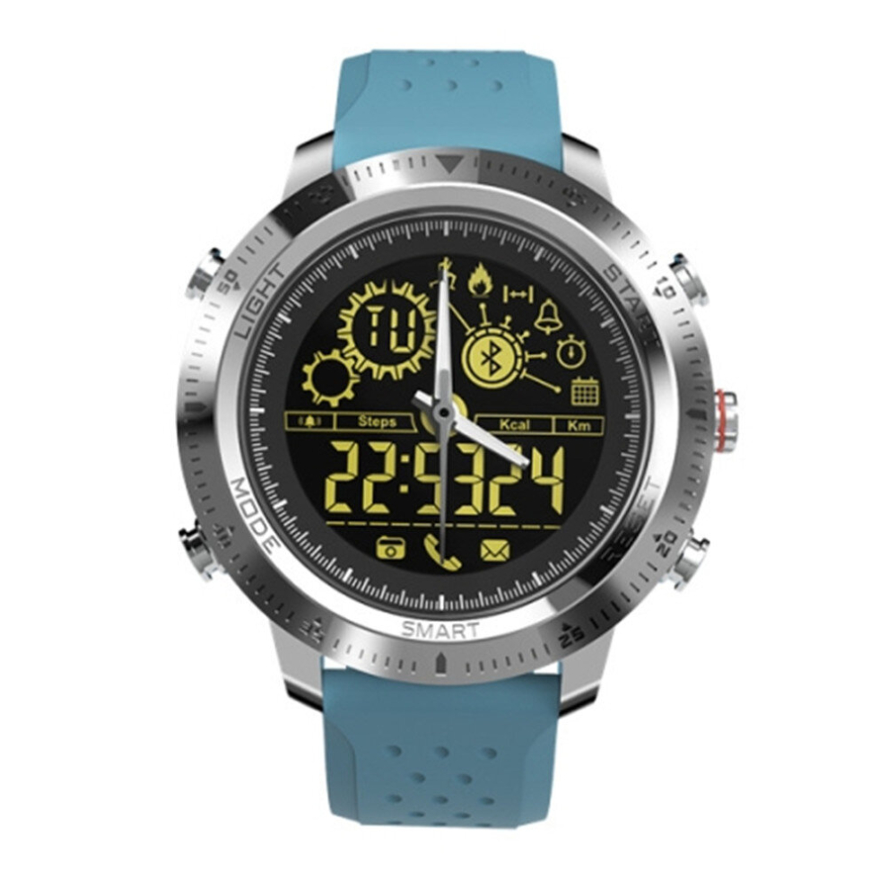 Nx02 Sport Smartwatch Ip67 Waterproof Support Tracker Calories Pedometer Smartwatch Stopwatch Call Sms Reminder(Blue) Blue 6913664823486