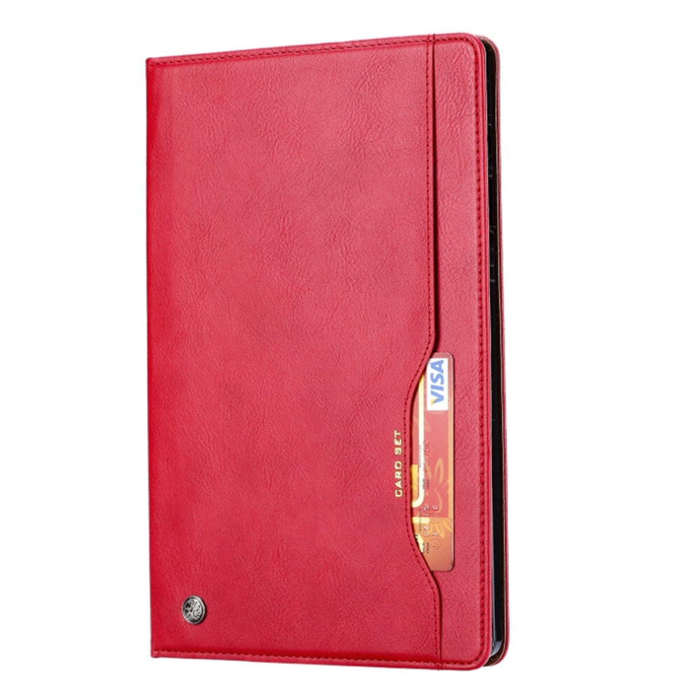 For Galaxy Tab S6 / T860 /T865 Knead Skin Texture Horizontal Flip Leather Case With Photo Frame & Holder & Card Slots & Wallet(Red) Red 8881471521650