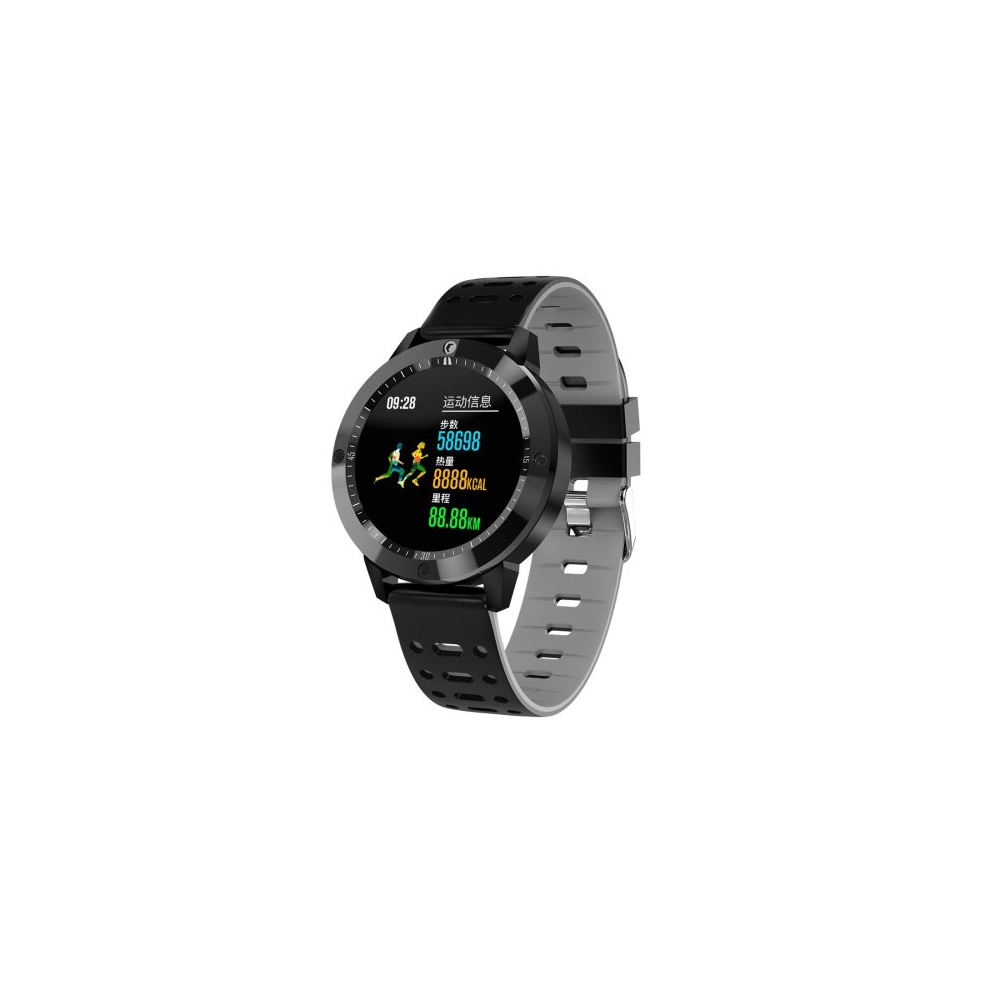 Cf58 1.3 Inch Ips Hd Screen Smart Bracelet Silicone Band Ip67 Waterproof Support Call Reminder / Heart Rate Monitoring / Pedometer / Blood Pressure Mo Light 6913664826319