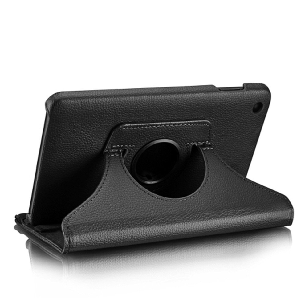 Litchi Texture Horizontal Flip 360 Degrees Rotation Leather Case For Xiaomi Mi Pad 4, With Holder (Black) Black 8881471528666