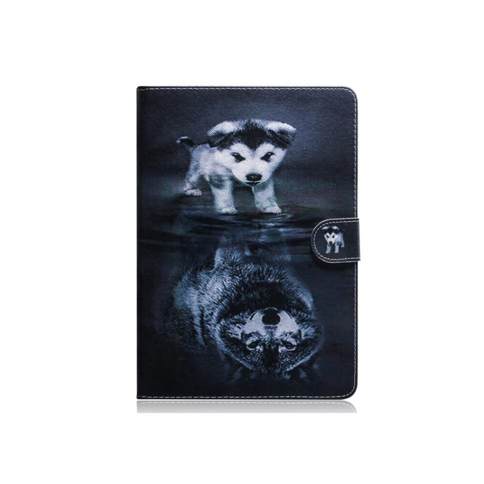 Wolf And Dog Pattern Horizontal Flip Leather Case For Huawei Mediapad T5 8881471529557