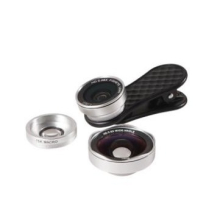 LQ-048 3 in 1 0.6X Wide Anglelens 15X Macro Lens+Fisheye Camera lens for Smartphones