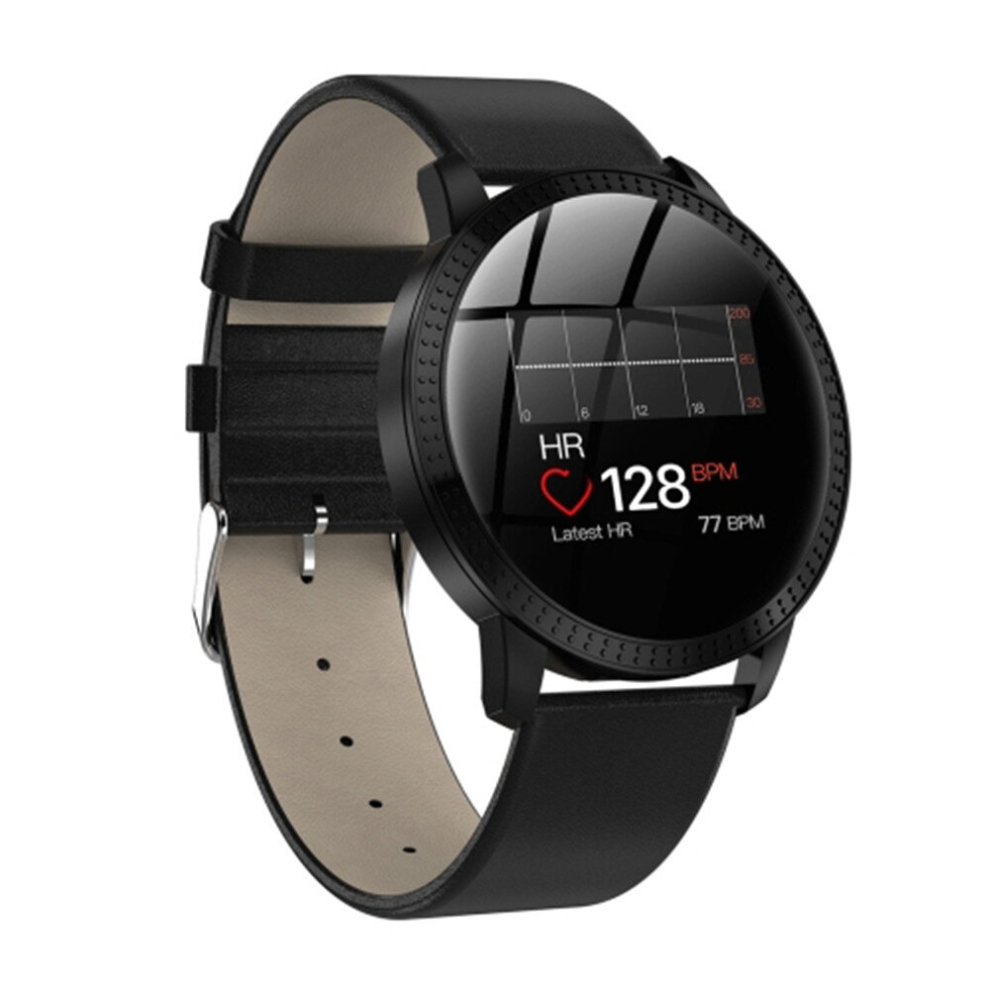 1.3 Inch Ips Tft Color Screen Smart Bracelet Ip67 Waterproof, Leather Watchband,Support Call Reminder /Heart Rate Monitoring /Blood Pressure Monitorin 6913664817720