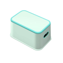Children Plastic Multi-Functional Portable Bathroom Hand Washing Anti-Skid Footstool Toilet Seat Stool(Green )