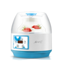 Yogurt Machine Household Automatic Glass Liner Multifunction Rice Wine Maker(Blue White)