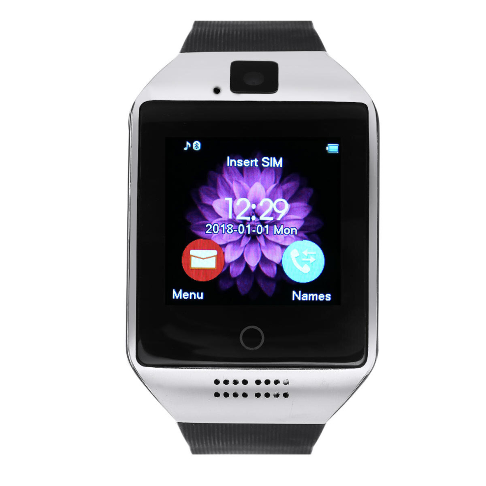 Q18 Bluetooth Smart Watch With Touch Screen Big Battery Support Tf Sim Card Camera For Android Ios 4151093638956
