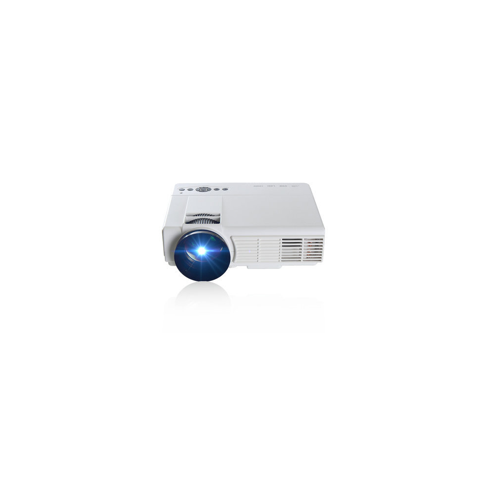 Q5 3D Hd 1080P 3000 Lumens 800 X 480 Resolution Home Theater Multimedia Led Projector Yellow/Light 6441594794649