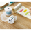6PC Mini Tape Cutter Tapes Dispensers(Transparent) 4