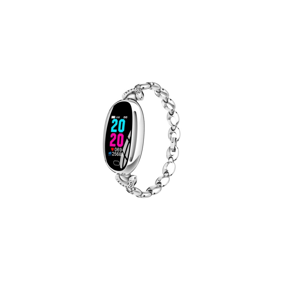 E68 0.96 Inch Ips Color Screen Women Smartwatch Ip67 Waterproof, Support Call Reminder /Heart Rate Monitoring /Blood Pressure Monitoring/Sleep Monitor 6913664817140